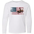 thumbnail image 3 of Inktastic Rodeo Bull Riding Patriotic Long Sleeve Youth T-Shirt, 3 of 5