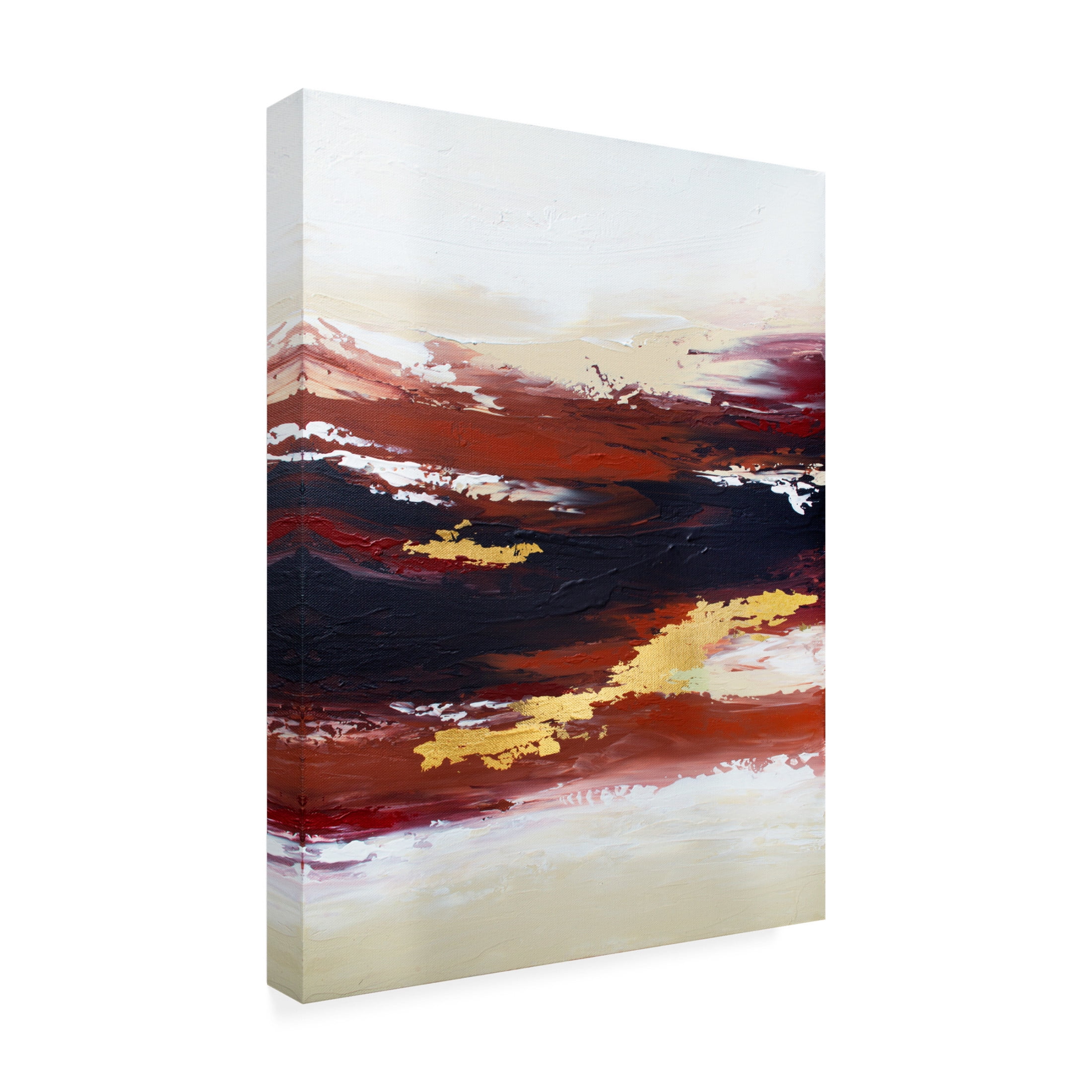 Trademark Fine Art Alyson Storms Abstract Sunset 3 Canvas Wall Art