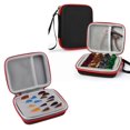 thumbnail image 4 of Guitar Pick Holder Case Guitar Accessory Storage Pouch with 15Free Guitar Picks Portable Zipper Guitar Picks Storage Box, 4 of 4