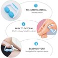 thumbnail image 2 of Milisten Entraîneur de Muscles Portable Rouleau de Massage Bleu Design Ergonomique pour Adultes Lot de 1, 2 of 5
