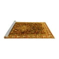 thumbnail image 2 of Ahgly Company Machine Washable Indoor Round Persian Yellow Traditional Area Rugs, 7' Round, 2 of 4