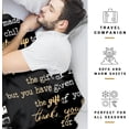 thumbnail image 3 of LHSHID Personalized Stepped Up Dad Blanket Happy Father's Day Blanket Meaninqful Family Quote Custom Name Stepdad Birthday Super Soft Flannel Warm Throw Blanket for Couch Bed, 3 of 8