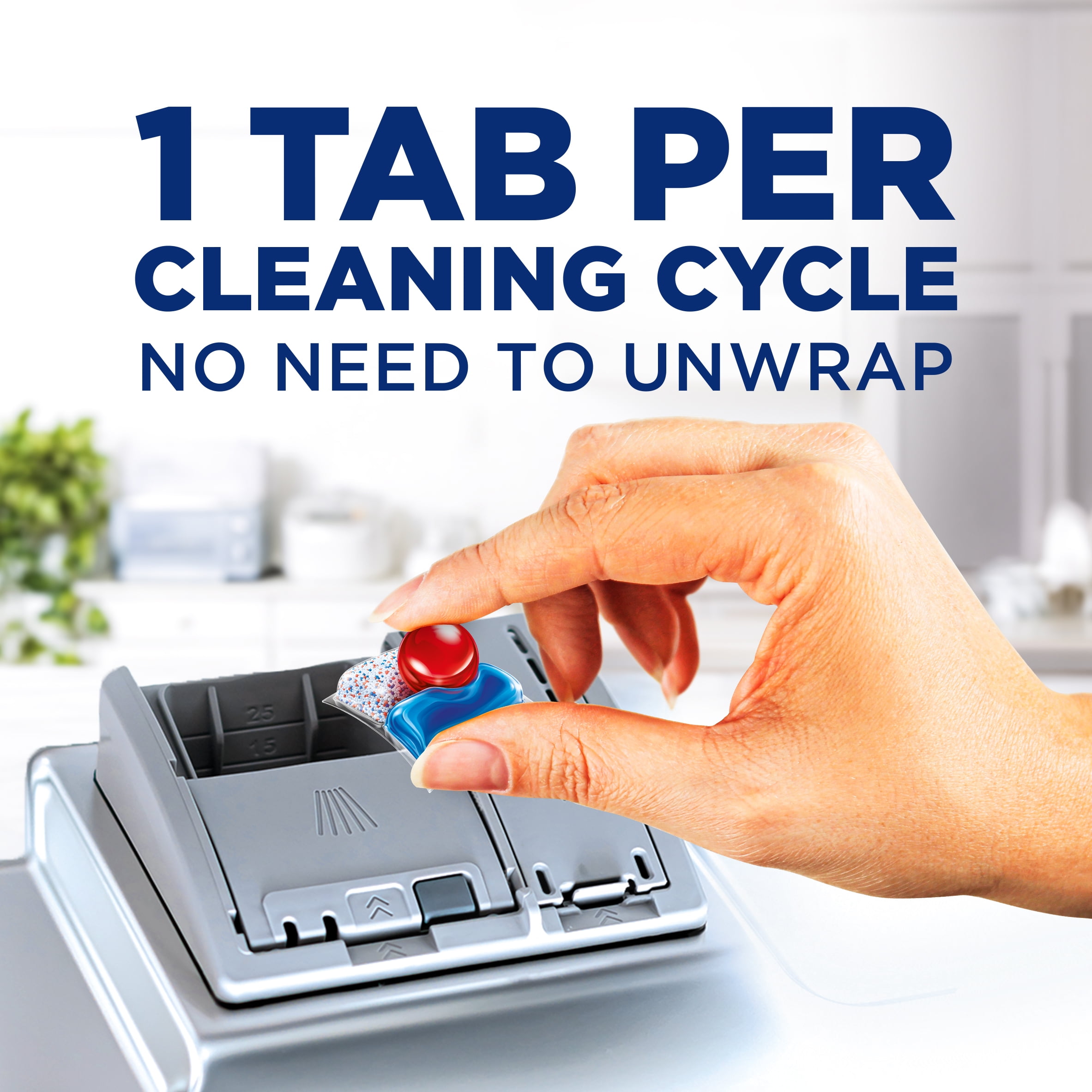 Finish® Quantum Ultimate® Dishwasher Detergent Pods, No Pre Rinse needed, for Deep Clean & Sparkling Shine, 82 Tabs