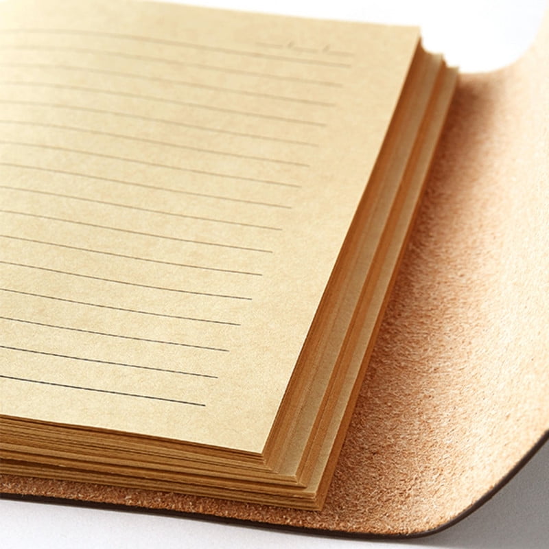 Leather Journal Notebook, Vintage Journal – Gift for Men & Women, Genuine Leather for Writing, Artist Travel Journal, Large Size, Grey