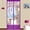 Purple, variant on Magnetic Door Curtain Self Closing Mesh Screen for Home Bedroom,Pink