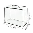 thumbnail image 2 of IMossad Clear Toiletry Bag, Thick Transparent Cosmetic Bag,Waterproof Makeup Artist Large Bag,Clear Bag for Travel,Visual Bag Organizing Bag,Easy to Clean,16.5x14.2x8.7 Inches, 2 of 6