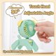 thumbnail image 2 of Mini Desk Fan for Kids,Rechargeable White Puppy Table Fan, 3 Speeds Children students handheld folding Small fan for, 2 of 4