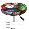thumbnail image 2 of Easter Egg Round Bar Stool Seat Covers, Elastic Round Chair Cover Stool Seat Slipcover Bar Stool Cushions Round Pad for 12-14 inch, 2 of 5