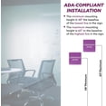 thumbnail image 4 of ADA CENTRAL SIGNS - 6" X6" Conference Room Sign- ADA Compliant Tactile Graphics Grade 2 Braille Text Acrylic Wall Signs - Authorized Personnel Only, Meeting Privacy Door Sign for Schools, and Offices, 4 of 7