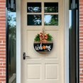 thumbnail image 4 of JJKBVCLO Themed 3D Pumpkin Leaf Door Sign Wall Décor Rustic Farmhouse Style, 4 of 4