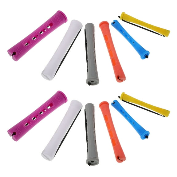 Raindrops 60Pcs Hair Curlers Rod Set Plastic Perm Rollers for Fast Heating and Stylish Hair Volume