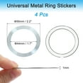 thumbnail image 2 of Uxcell 4 Pack 56x1mm Universal Wireless Magnetic Metal Ring Sticker for Phone Case Light Blue, 2 of 6