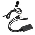 thumbnail image 2 of Cables para reproductor de audio, adaptador de micrófono, divisor de audio auxiliar para micrófono, micrófono para automóvil, durabilidad comprobada, 2 of 9