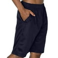 thumbnail image 2 of J. METHOD Men's Basketball Shorts Solid Plain Mesh Regular Fit Comfy Gym Workout Active Pants NEMP26 Navy 4XL, 2 of 5