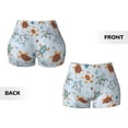 thumbnail image 4 of KLL Sea Turtle Pattern Workout Shorts for Women Scrunch Short Gym Yoga Running Sport Active Exercise Fitness Shorts, 4 of 8