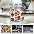 thumbnail image 6 of Yayeee Ashtray with Lid for Cigarette Smokeless Stainless Steel Home Ash Holder, Blue Cakes, 6 of 7