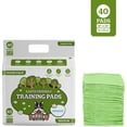 thumbnail image 2 of Pogi's Dog Training Pads with Adhesive Sticky Tabs (40-Count) (18x24in) - Absorbent Puppy Pads, Earth-Friendly Dog Pads, Plant-Based Puppy Pee Pads for Dogs, Cats, and Small Animals - Puppy Supplies, 2 of 9
