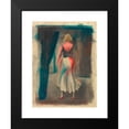 thumbnail image 2 of Karl Wiener 15x18 Black Modern Framed Museum Art Print Titled - Without Title (Female Figure, Back View) (Around 1928), 2 of 5