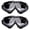Clear, variant on Cheers.US 2Pcs Unisex Skiing Snowboard Skate Snowmobile Glasses Motorcycle Riding Sunglasses Windproof Dust-proof Snow Sports Goggles