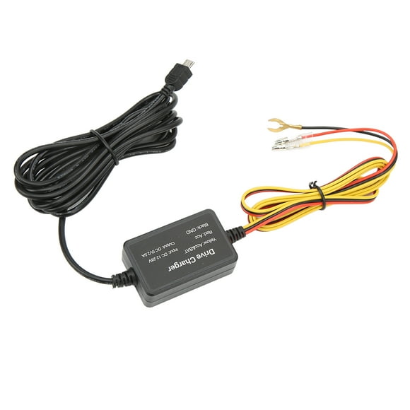 USB Cable Hardwire Kit, Dash Cam Hardwire Kit 12V-28V To 5V USB Adapter Overheating Protection For Mirror Cam GPS Navigator Radar Detector