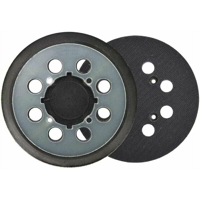 Almohadilla para lijadora orbital, almohadilla de lijado con velcro para Dewalt Dcw210n, repuesto para Dwe64233, goma suave para reducir la vibración, orificios de vacío para un área de trabajo