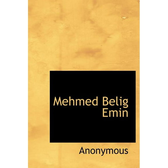 Mehmed Belig Emin (Hardcover)