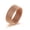 Rose Gold, variant on Titanium Steel Mesh Weave Band Ring for Men Women, Silver Polished Flexible Woven Net Textured Ring, Comfort Fit Daily Wear Stackable Jewelry