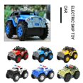 thumbnail image 2 of Camión volquete eléctrico de dibujos animados para exportación transfronteriza, coche de acrobacias para niños, jeep volcador, coche de policía de granjero, coche de juguete, 2 of 7