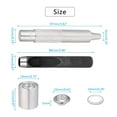 thumbnail image 5 of lanema Metal Grommet Tool Kits for Fabric Leathers Shoe 120 Sets Grommets Eyelets Kits, 5 of 8