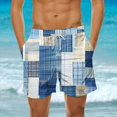 thumbnail image 2 of SnZhen Swim Under $15 Mens Swimming Trunks Men's Summer Loose Beach Shorts Pocket Swimming Pants, 2 of 6