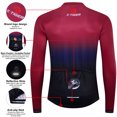 thumbnail image 5 of Maillots de ciclismo X-TIGER Serie de gradiente térmico de invierno Maillot de ciclismo Camisetas de ciclismo de manga larga que mantienen el calor, 5 of 5