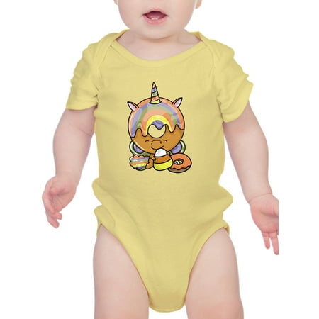 

Unicorn Donut With Candycorn Bodysuit Infant -Image by Shutterstock 12 Months