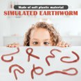 thumbnail image 4 of 10 Pcs Simulation Earthworms Tricky Toys Artificial Earthworms Simulation Toys Models, 4 of 9