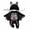 Z-03Black, variant on Ruyang Baby Girls Boys Skeleton Jumpsuit with Wings New Born Halloween Outfit Cute Hat First Birthday Outfits Cute Onesie