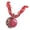 Red, variant on Necklaces Pendant Bohemian Rhinestone Accessory for Women Statement Jewelry Pendant Necklace Women