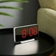 thumbnail image 3 of Con Espejo Led Reloj Despertador Electrónico Reloj De Cabecera Con Espejo Ajustable Eigraketly HA042865-03, 3 of 6