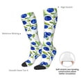 thumbnail image 5 of Knee High Socks for Men and Women, Blueberries Tree Print Althletic Compression Socks, Support Long Tube Socks for Outdoor Sport, Calf Socks, High Stockings for Women Men, 5 of 7