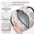thumbnail image 3 of Salouo Geometric Retro for Insulated Lunch Bag for Women/Men - Leakproof Cooler Tote Bag Organizer - Reusable Lunch Box for Office Picnic Hiking Beach-One Size, 3 of 6
