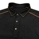 thumbnail image 5 of Playeras Elvqul Hombre Casual Manga Corta Negro de Color Sólido Deportivas Solapa Polo Abotonada, 5 of 5