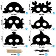 thumbnail image 2 of Máscaras antiarañazos WATINC Ocean Animals para niños, 30 unidades a partir de 3 años, 2 of 8