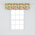 thumbnail image 2 of Ambesonne Ice Cream Window Valance, Tropic Botany and Scoops, 42" x 12", Multicolor, 2 of 3