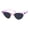 Purple Clear Black, variant on Womens Elegant 20s Gothic Cat Eye Mod Sunglasses Black Smoke