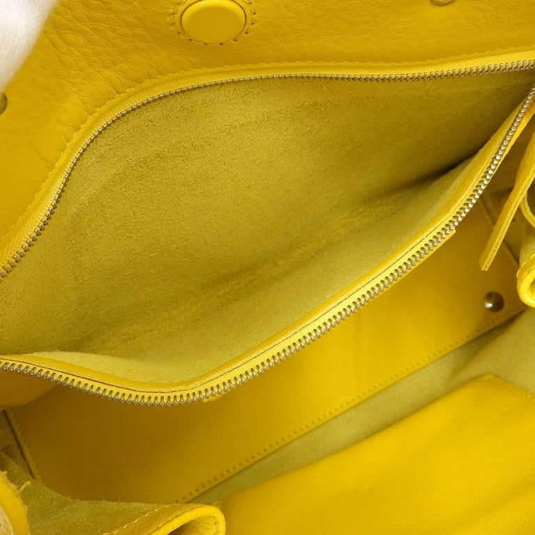 BARENCIAGA BAG ペーパー ミニ Pre-Owned Balenciaga BALENCIAGA paper mini 2WAY bag leather