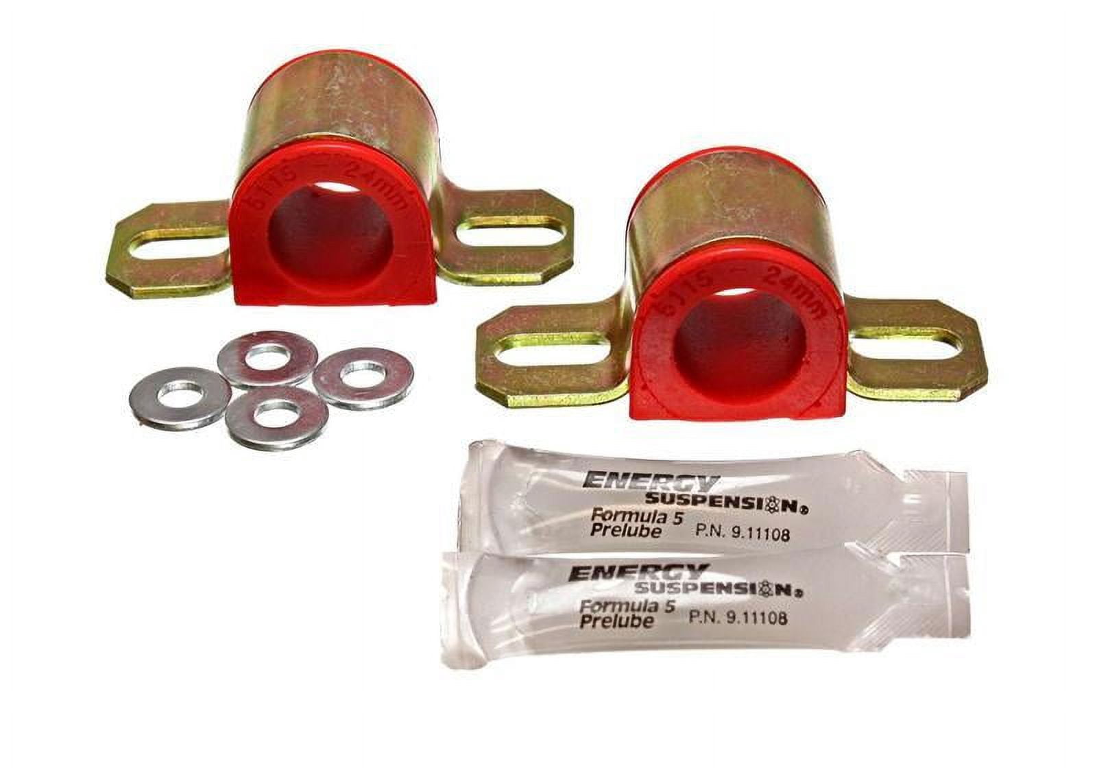 Energy Suspension 03-05 Mitsubishi Lancer EVO 8 Black 24mm Front Sway Bar Bushings Fits select: 2003 MITSUBISHI LANCER EVOLUTION