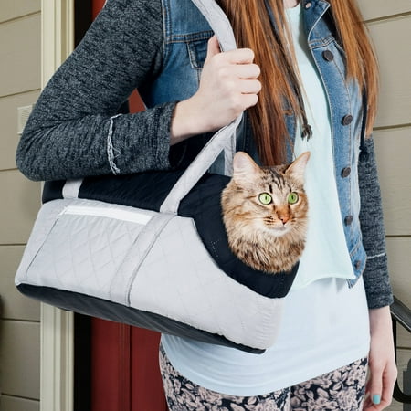 PETMAKER Cozy Travel Pet Carrier, 16.5" x 8" x 9"