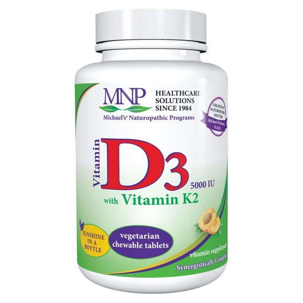 Michael's Naturopathic Programs Vitamin D3 with K2 5000 IU, 90