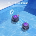 thumbnail image 3 of Poolease X1 Cordless Robotic Pool Cleaner LED Indicator Dual-Motor Ideal for Above/Inground Pool 100Mins, 3 of 8