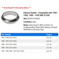 thumbnail image 2 of Exhaust Gasket - Compatible with 1982 - 1986, 1988 - 1998 GMC K1500 1983 1984 1985 1989 1990 1991 1992 1993 1994 1995 1996 1997, 2 of 2