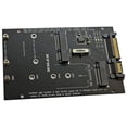 thumbnail image 1 of facefd Adaptateur Carte PCB 2 en 1 Double Slot NGFF M.2/MSATA vers SATA III, 1 of 7