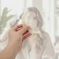 thumbnail image 4 of Unique Bargains 1 Pc Portable Floral Hair Comb White Acetate Sheet, 4 of 6